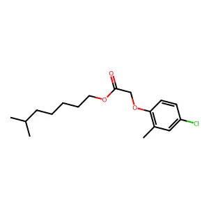 (4-Chloro-2-methylphenoxy)acetic acid isooctyl ester structure