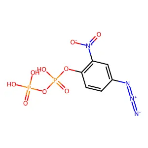 4-Azido-2-nitrophenyl pyrophosphate structure