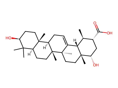 Triptotriterpenic acid C structure