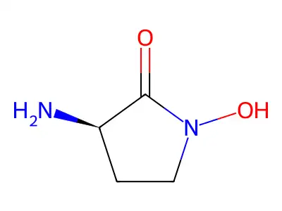(3S)-3-Amino-1-hydroxy-2-pyrrolidinone structure