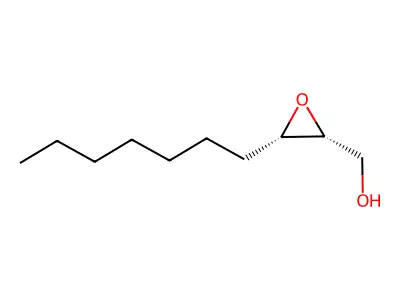 (2R-cis)-Epoxydecenol structure