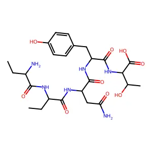 L-Threonine, L-2-aminobutanoyl-L-2-aminobutanoyl-L-asparaginyl-L-tyrosyl- structure
