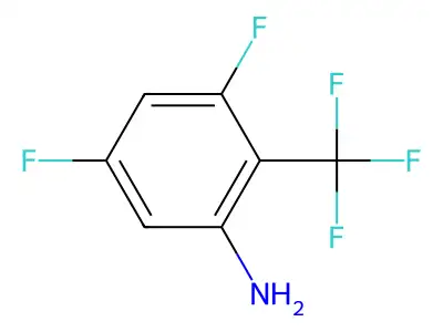 3,5-Difluoro-2-(trifluoromethyl)aniline structure