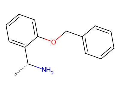1-(2-Phenylmethoxyphenyl)ethanamine structure