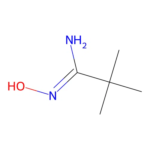 N'-hydroxy-2,2-dimethylpropanimidamide structure