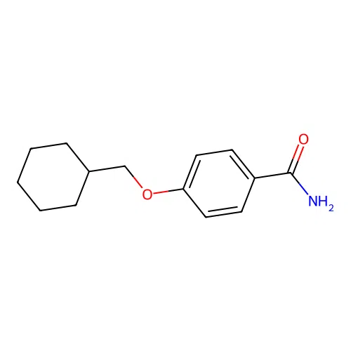 4-(Cyclohexylmethoxy)benzamide structure