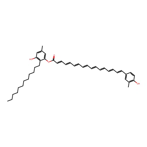 Flexirubin structure
