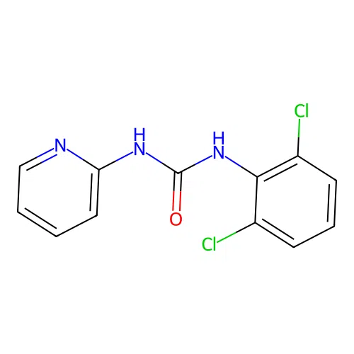 N-(2,6-dichlorophenyl)-N'-(2-pyridinyl)urea structure