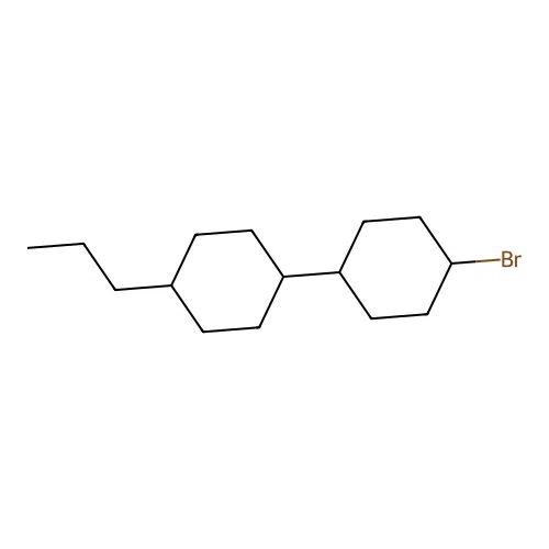 1-Bromo-4-(4-propylcyclohexyl)cyclohexane structure