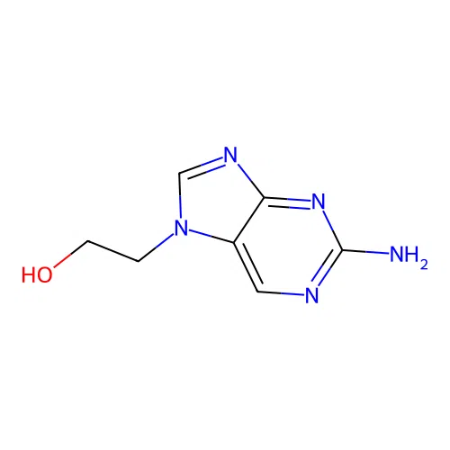 2-(2-Aminopurin-7-yl)ethanol structure