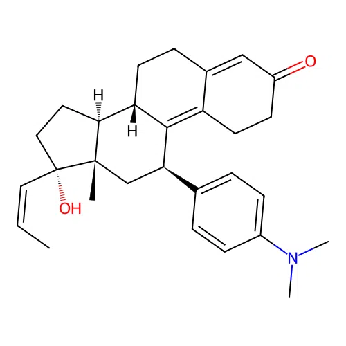 Aglepristone structure