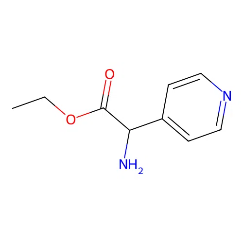 Ethyl 2-amino-2-(pyridin-4-YL)acetate structure