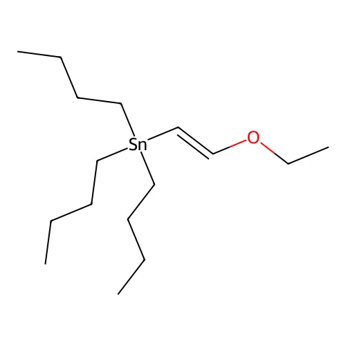 Stannane, tributyl(2-ethoxyethenyl)- structure