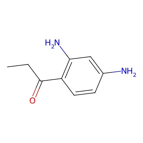 1-(2,4-Diaminophenyl)propan-1-one structure