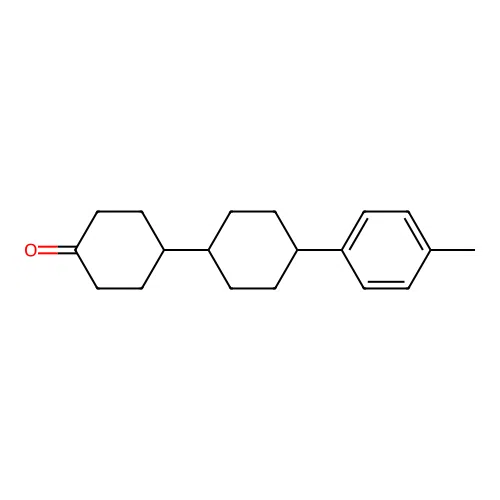 trans-4'-(p-tolyl)-[1,1'-Bi(cyclohexan)]-4-one structure