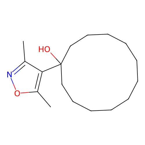 1-(3,5-Dimethyl-4-isoxazolyl)cyclododecanol structure