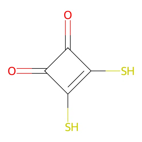 3,4-Bis(sulfanyl)cyclobut-3-ene-1,2-dione structure