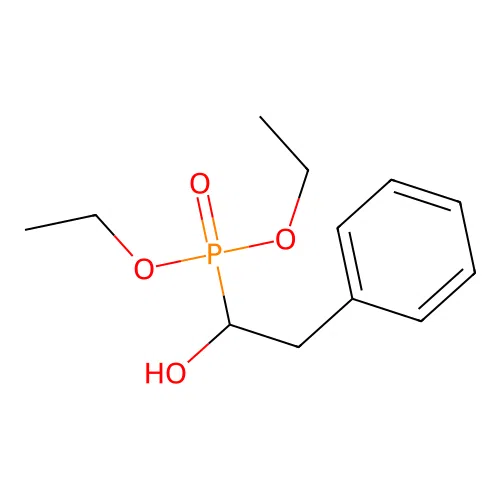 1-Diethoxyphosphoryl-2-phenylethanol structure