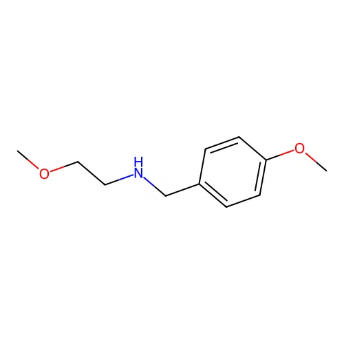 (2-Methoxyethyl)[(4-methoxyphenyl)methyl]amine structure