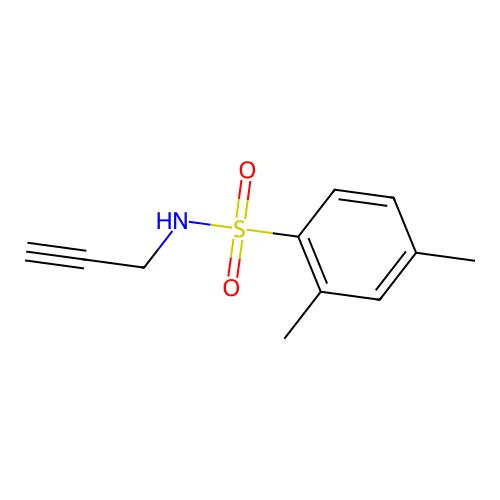 2,4-Dimethyl-N-2-propyn-1-ylbenzenesulfonamide structure
