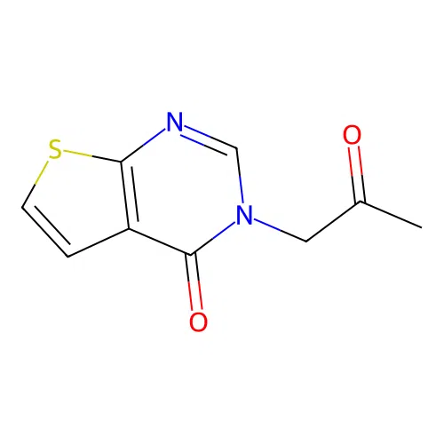 3-(2-Oxopropyl)thieno[2,3-d]pyrimidin-4(3H)-one structure