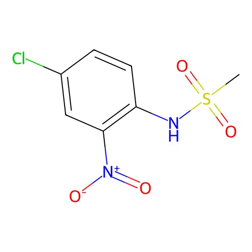 N-(4-chloro-2-nitrophenyl)methanesulfonamide structure