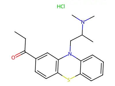 Propiomazine Hydrochloride structure