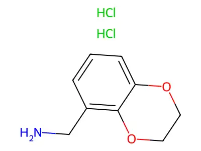 (2,3-Dihydrobenzo[b][1,4]dioxin-5-yl)methanamine structure