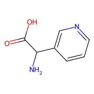 2-Amino-2-(pyridin-3-yl)acetic acid structure