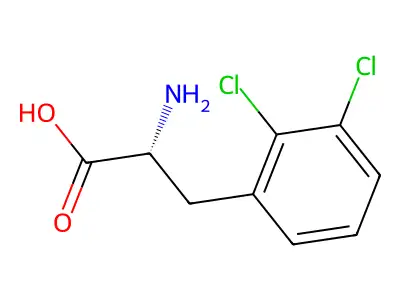 2-amino-3-(2,3-dichlorophenyl)propanoic Acid structure