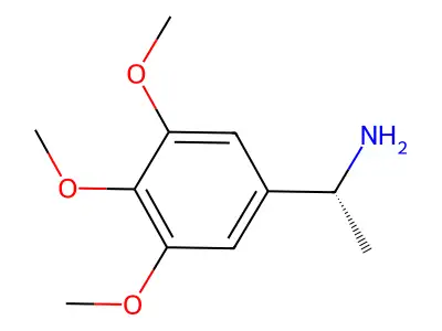 (1R)-1-(3,4,5-trimethoxyphenyl)ethan-1-amine structure