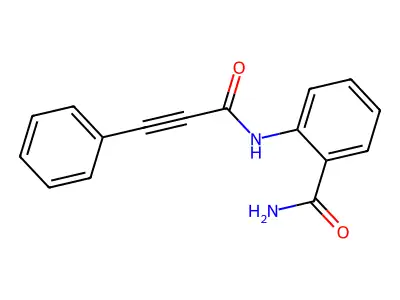 2-(3-Phenylprop-2-ynoylamino)benzamide structure
