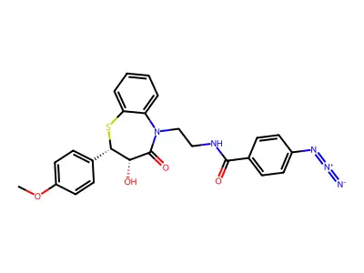 Azidodiltiazem structure