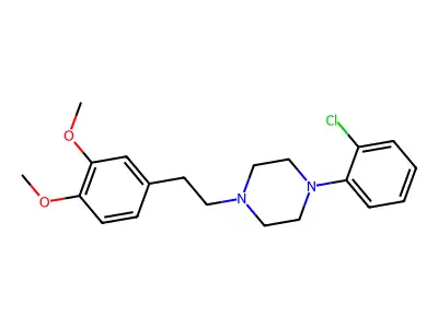 Mefeclorazine structure