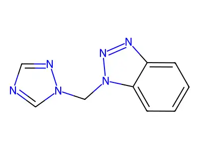 1-(1H-1,2,4-Triazol-1-ylmethyl)-1H-1,2,3-benzotriazole structure