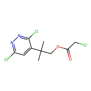 (2-(3,6-Dichloropyridazin-4-yl)-2-methylpropyl) 2-chloroacetate structure