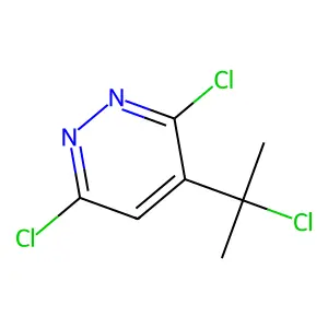 3,6-Dichloro-4-(2-chloropropan-2-yl)pyridazine structure