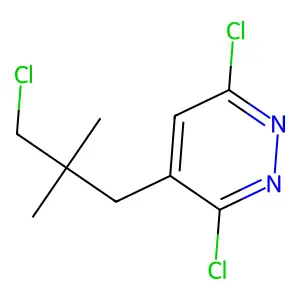 3,6-Dichloro-4-(3-chloro-2,2-dimethylpropyl)pyridazine structure