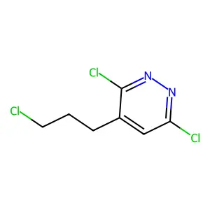 3,6-Dichloro-4-(3-chloropropyl)pyridazine structure