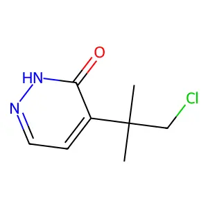 3(2H)-Pyridazinone, 4-(2-chloro-1,1-dimethylethyl)- structure