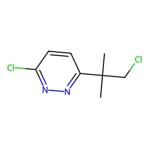 Pyridazine, 3-chloro-6-(2-chloro-1,1-dimethylethyl)- structure