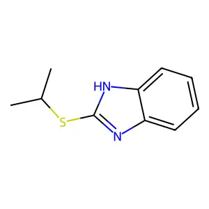 2-(Isopropylthio)-1H-benzimidazole structure