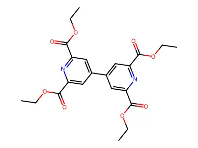 Tetraethyl [4,4'-bipyridine]-2,2',6,6'-tetracarboxylate structure
