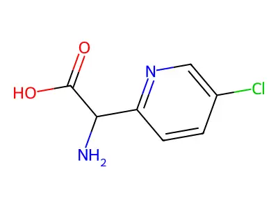2-Amino-2-(5-chloropyridin-2-yl)acetic acid structure