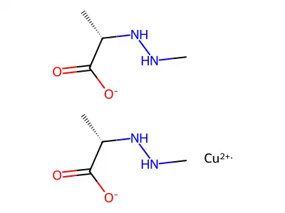 Methylaminoalanine-copper(II) structure