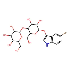 5-Bromoindoxyl-beta-cellobioside structure