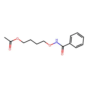 4-Benzamidooxybutyl acetate structure