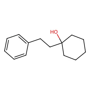 1-Phenethylcyclohexanol structure