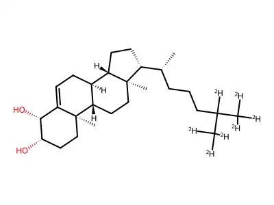 4-Hydroxycholesterol structure