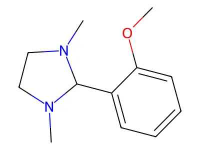 1,3-Dimethyl-2-(2-methoxyphenyl)imidazolidine structure